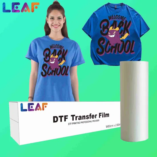 Cheap Price MSDS Customized Leaf Ink Heat Printer Dtf Printing Transfer Film